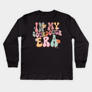 In my sourdough era funny baking gift Kids Long Sleeve T-Shirt